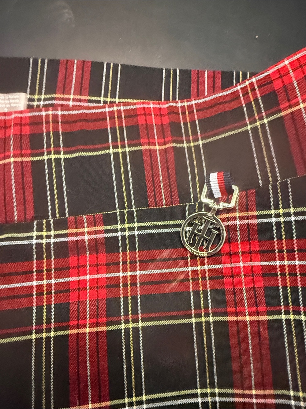 Tommy Hilfiger Plaid Skinny Stretch Pants Size 2 - Picture 8 of 8